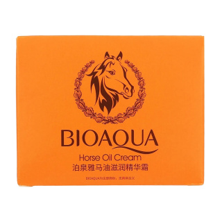 کرم مرطوب کننده صورت مدل Horse Oil مناسب برای انواع پوست وزن 50 گرم بیوآکوا - 04