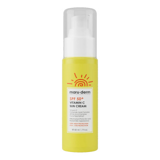 کرم ضد آفتاب SPF 50 مدل ویتامین c حجم 50 میلی لیتر مارودرم