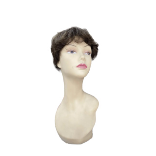 کلاه گیس مو مصنوعی کد 105g رنگ زیتونی تیره