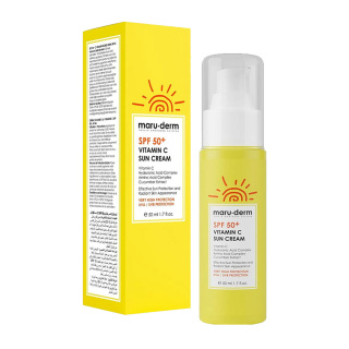 کرم ضد آفتاب SPF 50 مدل ویتامین c حجم 50 میلی لیتر مارودرم - 01