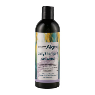 شامپو روزانه آبرسان مدل Seaweed حاوی جلبک دریایی و کراتین هیدرولیزشده مناسب مو چرب حجم 300 میلی لیتر عیدی آلگا