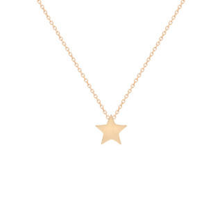 گردنبند طلا ستاره ساده 1.35 گرم بان