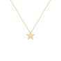 گردنبند طلا ستاره ساده 1.35 گرم