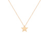 گردنبند طلا ستاره ساده 1.35 گرم بان