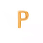آویز طلا تک حرف P