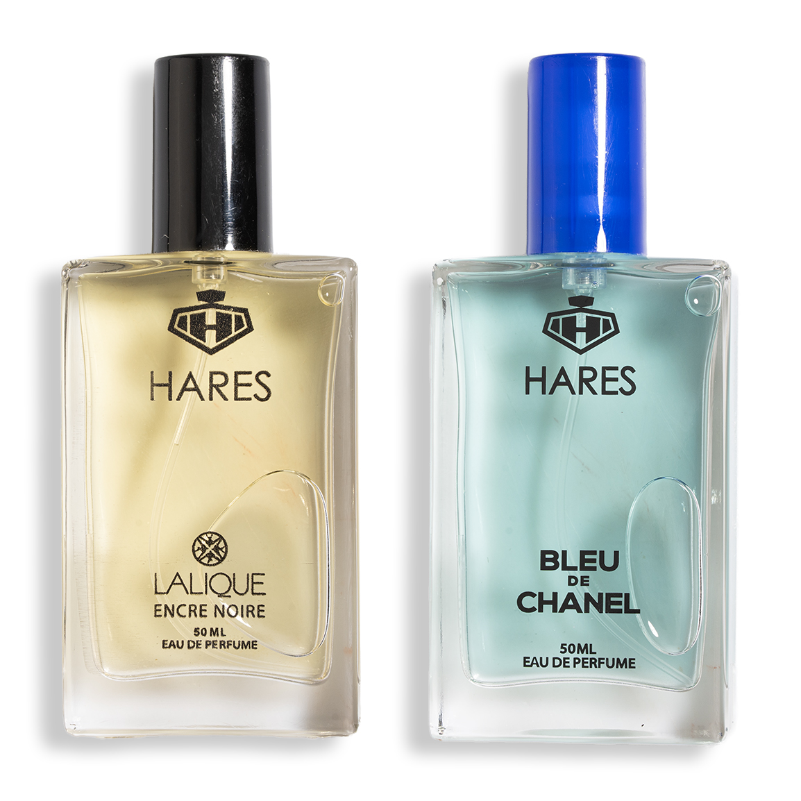 پک هدیه روز مرد 2 عددی شامل ادوپرفیوم مدل Lalique Encre Noire و Blue De Chanel