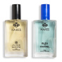پک هدیه روز مرد 2 عددی شامل ادوپرفیوم مدل Lalique Encre Noire و Blue De Chanel