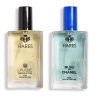 پک هدیه روز مرد 2 عددی شامل ادوپرفیوم مدل Lalique Encre Noire و Blue De Chanel حارث