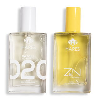 پک 2 عددی ادوپرفیوم مدل Molecule حجم 50 میلی لیتر و Shiseido Zen حجم 50 میلی لیتر حارث