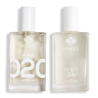 پک 2 عددی ادوپرفیوم مدل Molecule حجم 50 میلی لیتر و Gucci Flora حجم 50 میلی لیتر حارث