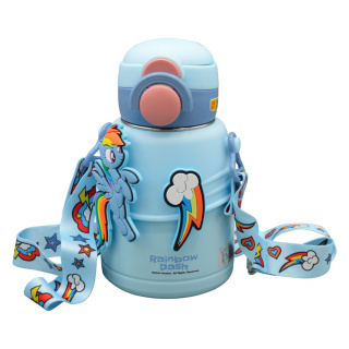 بطری و تراول ماگ بچگانه مدل Rainbow Dash - 01
