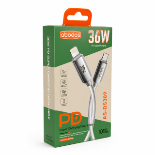 کابل شارژ Type C به Lightening آبادوس مدل AS DS389 - 03