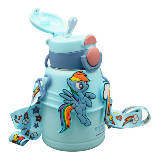 بطری و تراول ماگ بچگانه مدل Rainbow Dash - 04