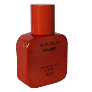 ادکلن جیبی مردانه مدل New Creed حجم 35 میل نارنجي اسکلاره