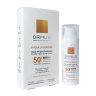 کرم ضد آفتاب بدون رنگ مدل Hydra با SPF50 مناسب پوست نرمال تا خشک و حساس حجم 50 میلی لیتر اورموس