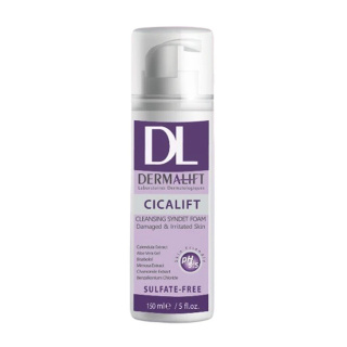 فوم شستشو صورت مدل Cicalift مناسب پوست آسیب دیده حجم 150 میلی لیتر درمالیفت