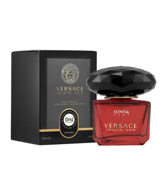 عطر جیبی زنانه تاینی مدل Versace Crystal Noir به همراه بادی اسپلش زنانه النترا تاینی مدل Lizard - 02