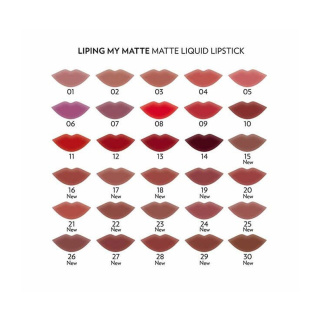 رژ لب مایع مات گلدن رز مدل مدل MY MATTE LIP INK - 01