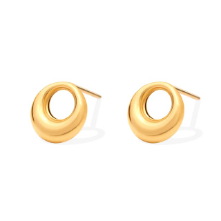 گوشواره طلا 18 عیار مدل میخی انسو چانکی