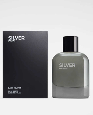 ادو تویلت مردانه مدل Man Silver حجم 80 میل زارا