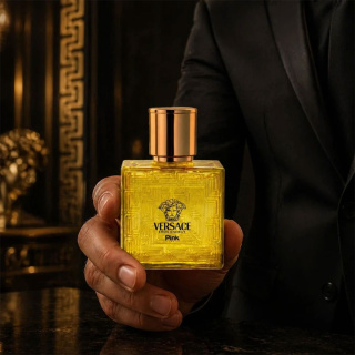 عطر جیبی مردانه مدل Versace Eros Energy حجم 25 میلی لیتر پینک ویژوال - 01