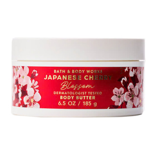 کره بدن مدل Japanese Cherry Blossom با رایحه شکوفه گیلاس ژاپنی وزن 185 گرم بث اند بادی ورکس
