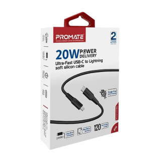 کابل USB C به لایتنینگ شارژ سریع پرومیت مدل POWERLINK - 01