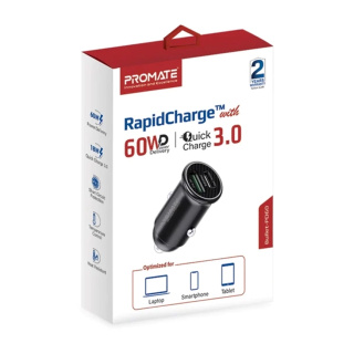 شارژر فندکی پرومیت مدل Bullet PD60 - 01