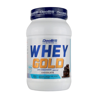 پودر پروتئین دوبیس مدل Whey Gold با طعم شکلاتی وزن 908 گرم