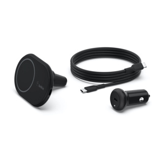 شارژر ماشین بی سیم مغناطیسی بلکین مدل WIC004btBK - 03