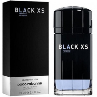 ادو تویلت مردانه مدل Black XS Los Angeles حجم 100 میل پاکو رابان