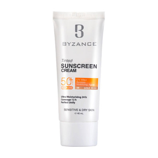 کرم ضد آفتاب رنگی بیزانس با SPF50 مناسب پوست های حساس و خشک حجم 40 میلی لیتر - 05