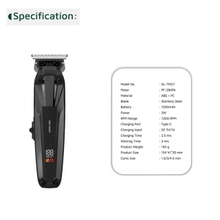 ماشین اصلاح حرفه ای موی سر و صورت مدل GL-TM27 گرین لاین - 01