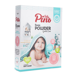 پودر صابون نوزاد پینو بیبی مناسب شستشو با ماشین لباسشویی حجم 400 گرم - 01