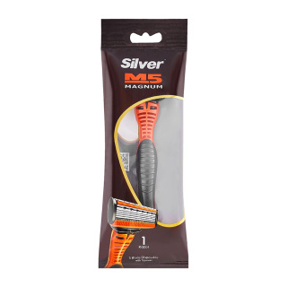 خود تراش سیلور مدل Magnum M5 مردانه تک عددی سیلور - 04
