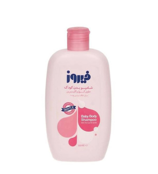 شامپو بدن کودک فیروز صورتی حاوی گوار و گلیسیرین 300 میلی لیتر