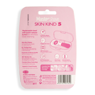 تیغ 5 لبه مدل Skin Kind مستر شیو - 01