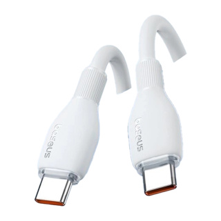 کابل شارژ سریع USB C به USB C بیسوس مدل Pudding Series 100W - 01