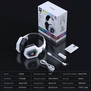 هدست مخصوص بازی اونیکوما مدل GT806-BK - 04
