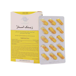 کپسول زینک استار آرمان زیست فارمد با طعم لیمو بسته 30 عددی - 01