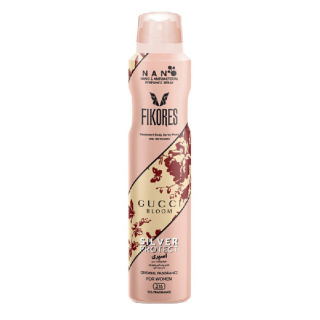 اسپری خوشبو کننده بدن زنانه کد 216 مدل Gucci Bloom حجم 200 میلی لیتر فیکورس