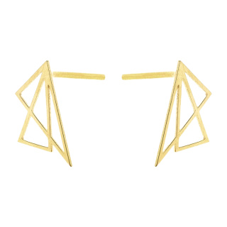 گوشواره طلا 18 عیار مدل ME0691 مهر گالری - 01