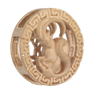 آویز گردنبند طلا 18 عیار زنانه مدل MM2074 مهر گالری - 02