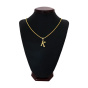 گردنبند مردانه طرح حرف K کد h014