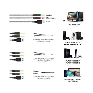 هدست مخصوص بازی اونیکوما مدل X7Pro-BK - 05