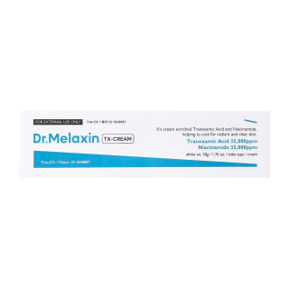 کرم مدل TX حاوی اسید ترانگزامیک و نیاسینامید وزن 50 گرم دکتر ملاکسین - 02