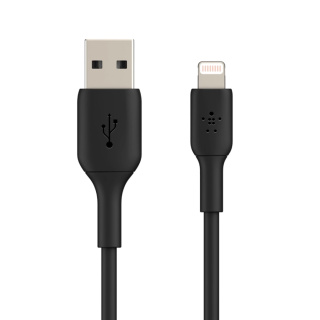 کابل شارژ سریع تبدیل لایتنینگ به USB-A بلکین مدل PVC A-LTG 1M BLK 2PK بسته 2عددی طول 1متر
