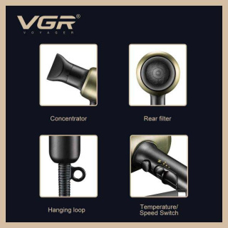 سشوار حرفه ای وی جی آر مدل V-453 - 04