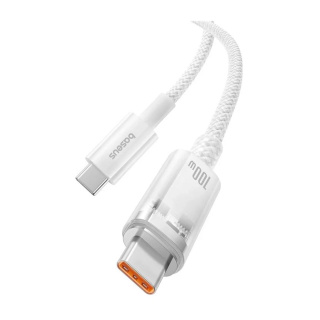 کابل شارژ سریع USB C به USB C بیسوس مدل Explorer Series 100W طول 1 متر - 02