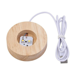 چراغ خواب طرح گوی کریستال مدل کره زحل - 01